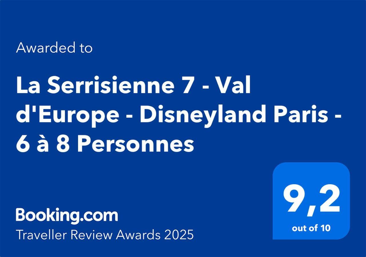 La Serrisienne 7 - Val D'Europe - Disneyland Paris - 6 A 8 Personnes Esterno foto